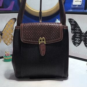 Vintage Bally Pavone Black With Brown Woven Leather 🔥🔥